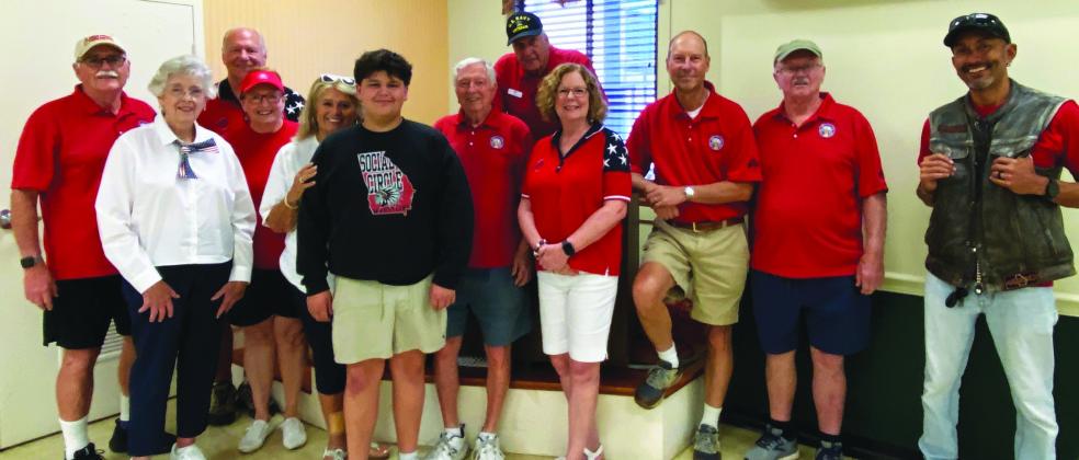 Lake Oconee Elks Lodge No. 2849 (871 Harmony Rd., Eatonton) recently staged several Bingo games at the Georgia War Veterans home in Milledgeville. Ten Elks volunteers and more than 25 students from Georgia Military College helped the veterans play their Bingo cards. CONTRIBUTED