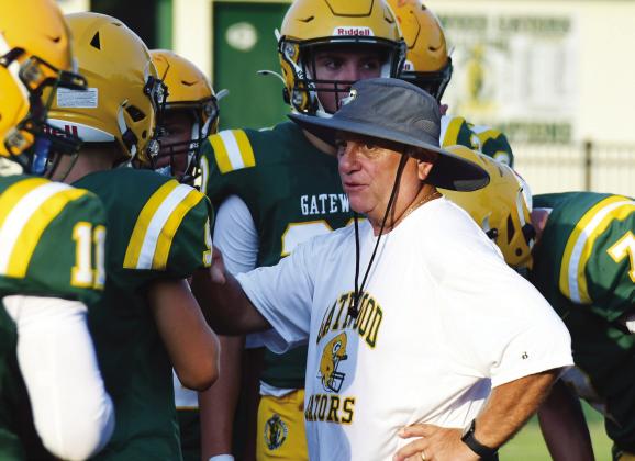 Gators head coach Jeff Ratliff said he loves his players, the game of football, and the challenges it brings with each new season. IAN TOCHER/Staff