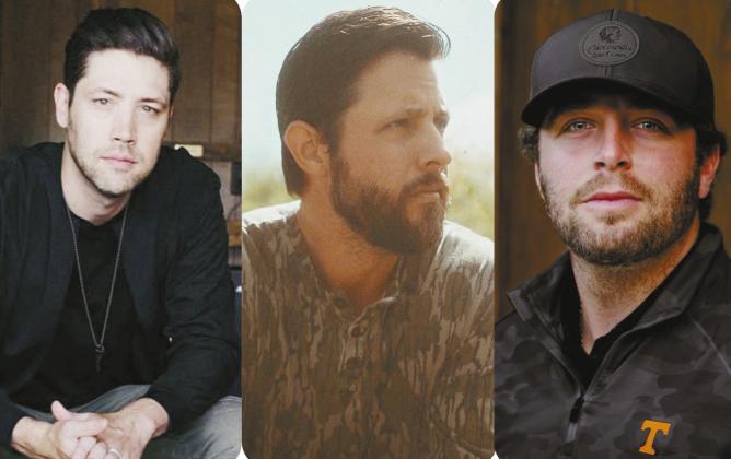 L-R: Songs & Drives for Lives performers include producer and songwriter Corey Crowder with songwriters Ray Fulcher and Ben Williams. CONTRIBUTED