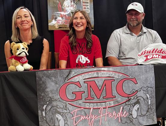Putnam County’s Emily Hardie recently signed to continue her golf career at Georgia Military College in Milledgeville. CONTRIBUTED