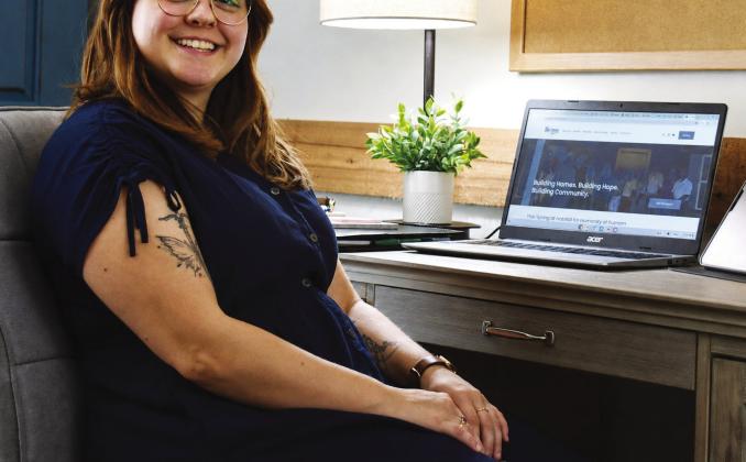 Putnam County’s own Trinity Carter said she’s excited and happy about landing her first career position at home with Habitat for Humanity of Putnam as its new public relations and marketing representative.
