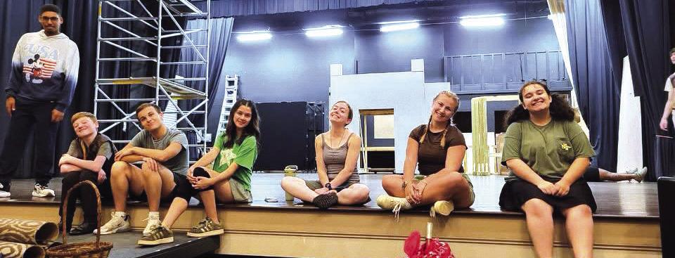 The young cast of “Shrek The Musical” is looking forward to performing over a two-weekend run at The Plaza Arts Center in downtown Eatonton. CONTRIBUTED