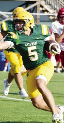 Gatewood junior running back and linebacker Brady Haley has been one of the Gators’ most dependable players through the first two games of the season, contributing on both sides of the ball. IAN TOCHER/Staff