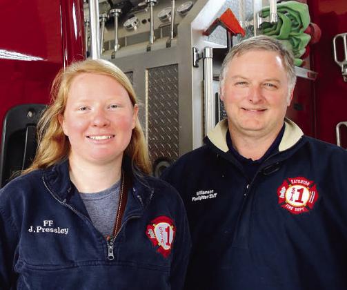 EPD Fire Chief Jamey Williamson is looking for similar volunteers – and employers – willing to put in the time and allow the time to help out the Eatonton Fire Department. IAN TOCHER/Staff 