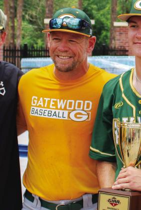 Former major leaguer and now Gatewood baseball head coach Brandon Moss has turned his team into a perennial favorite once playoff time rolls around. TREY NORRIS/Staff