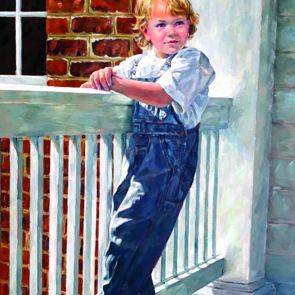 Martha Lower’s portrait of Madison’s Sutton Trulock as a child.