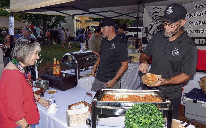 Madison-based Kersey Catering was a popular stop among Taste of Eatonton visitors. LEIGH LOFGREN/Staff