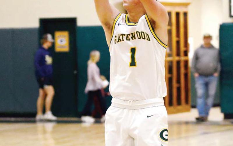 Three-point specialist Jackson Morris made personal history Monday night by crossing the 1,000-point threshold. IAN TOCHER/Staff