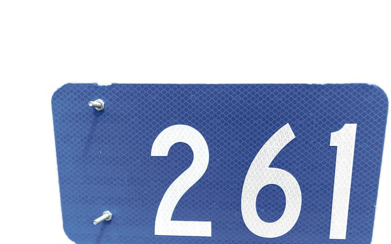 Make your address stand out for safety