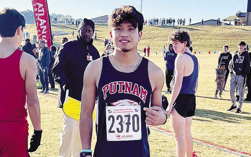 Cristian Hernandez finished 38th at the Class AA state meet. CONTRIBUTED