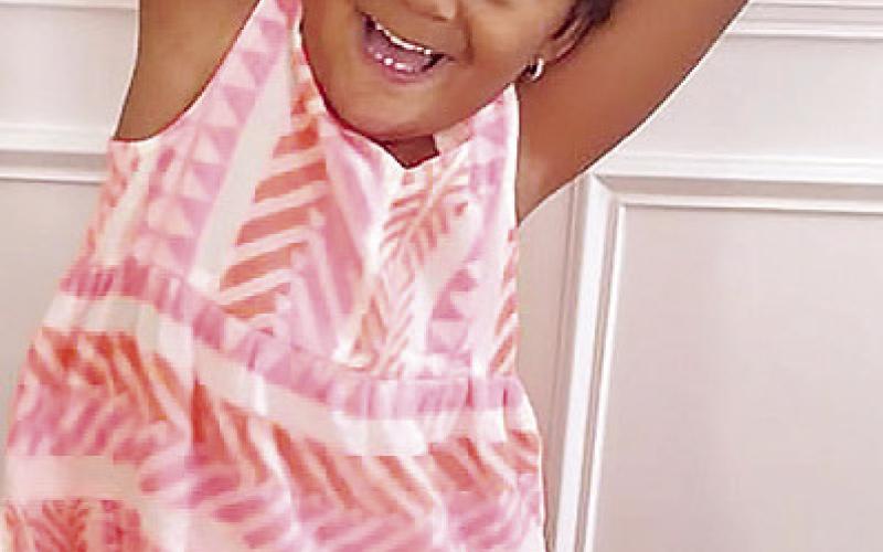 Tilly Roache brightens the room in this photo on GoFundMe. CONTRIBUTED