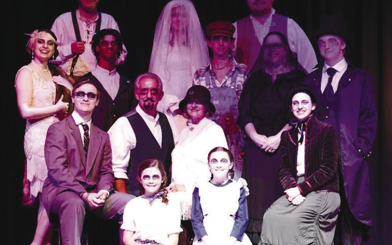 The Arts Barn actors get ready to put the haunting into this year’s Haunted Eatonton ghost tours. GENE GARCIA/Contributed