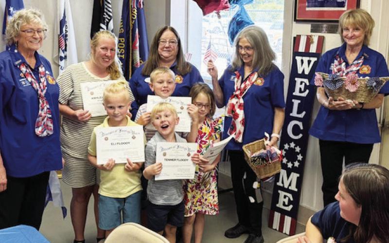 Several members of the local Floody family were recognized with certificates April 11, at VFW Post 6686 in Eatonton. CONTRIBUTED