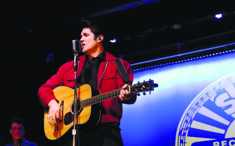 Actor playing Elvis Presley had the crowd swooning over his music and beautiful voice. CONTIRBUTED