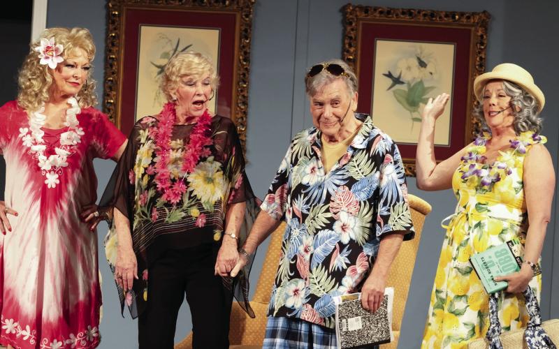Imogene and Sam announce their plans to marry while on their cruise with the rest of the old broads. LEIGH LOFGREN/Staff