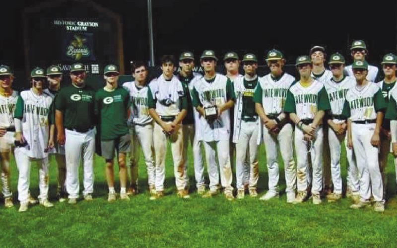 The 2022 Gatewood baseball team had another strong season. CONTRIBUTED