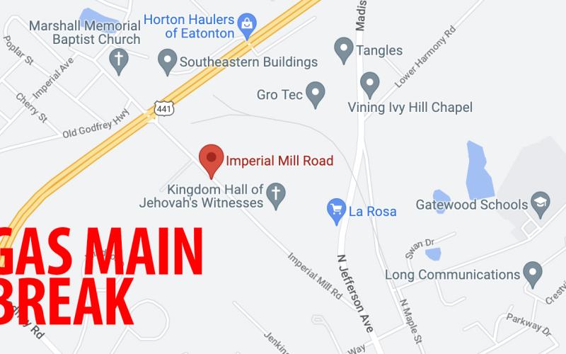 This map provides a reference to the location of Imperial Mill Road and is not an exact location of the incident. GOOGLE MAPS.