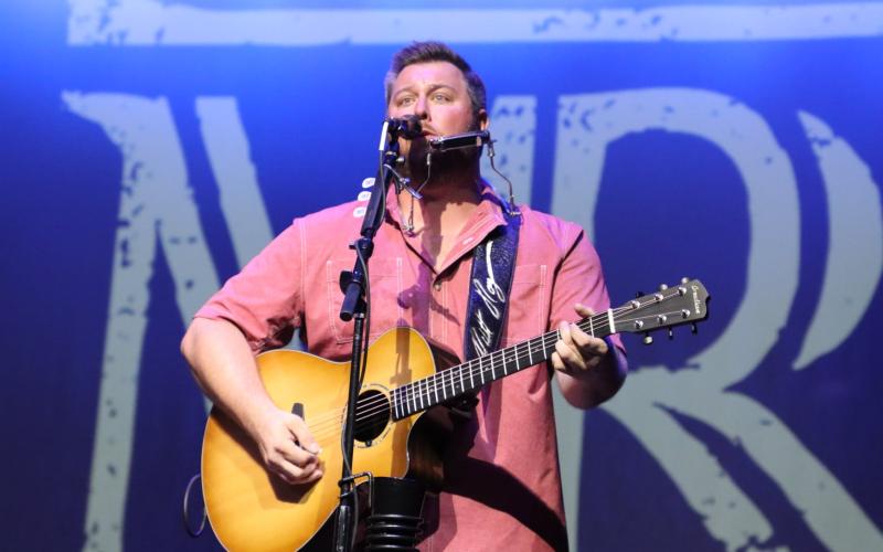Matt Rogers plays a concert in March 2022 at the Plaza Arts Center. He will return to Eatonton to play a solo concert on Oct. 14. LANCE MCCURLEY/Staff