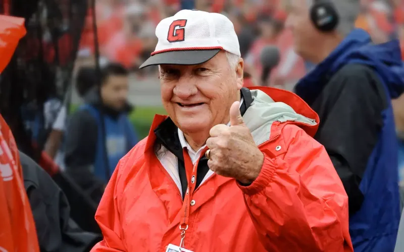 Sonny Seiler, caretaker of the University of Georgia's bulldog mascot, died last week. Photo/UGA Athletics