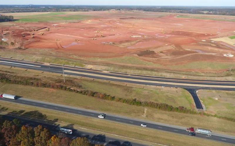 Site work began in 2023 on the Rivian site off of I-20 in Morgan and Walton counties. (MARK ENGEL/File Photo)