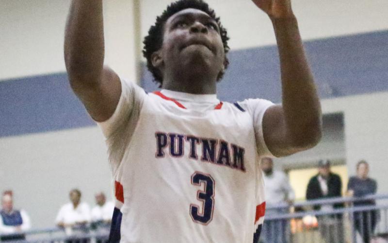 Jmari Greene (3) has led Putnam all season long and he delivered again in playoff wins over Central and Commerce last week. TREY NORRIS/Staff