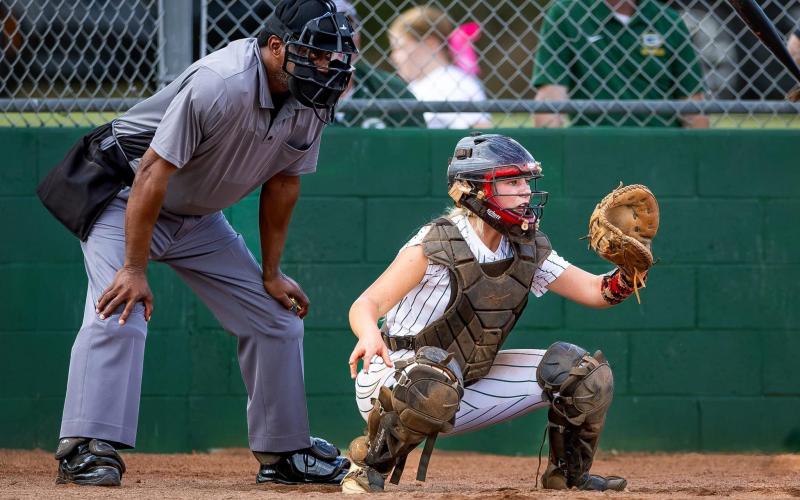 Gatewood senior Ellie McMillan has been a catcher for the past few seasons, but coach Dena Stancil said she will play multiple positions this year. CONTRIBUTED