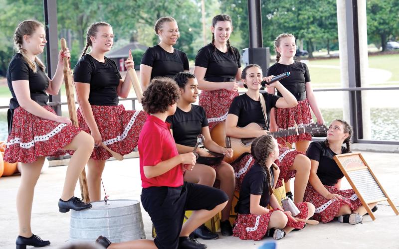 The Sole Momentum Cloggers visited Callaway Gardens in June to perform at Camp Firefly, a private retreat for critically ill children and their families.