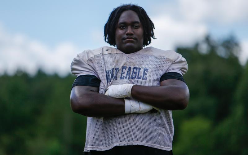 Bishop is looking to play at the next level, so he's hoping to have an injury-free senior season. LANCE MCCURLEY/Staff