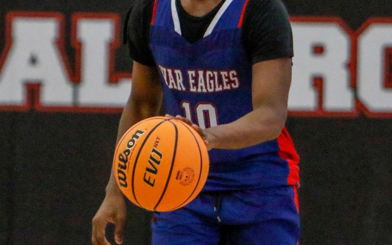 Tamaud Woodson was Putnam County’s second-leading scorer as a junior last season, averaging 12.5 points per game. LANCE McCURLEY/Staff
