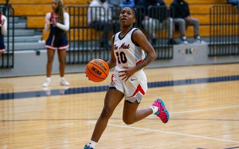 Putnam County's Journey Waller scored a team-high 24 points in the win over Fannin County on Friday night. She also reached the 1,000-point career mark against the Lady Rebels. LANCE MCCURLEY/Staff