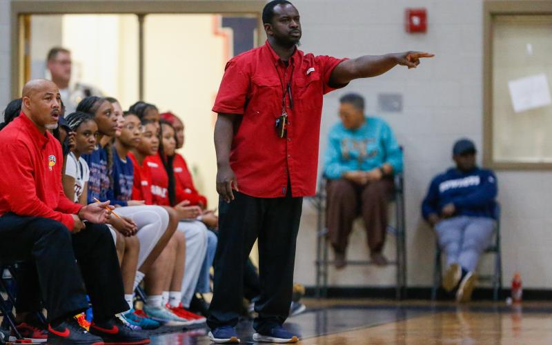 Putnam County girls head coach Derrick Arrington was named the Region Coach of the Year. LANCE MCCURLEY/Staff