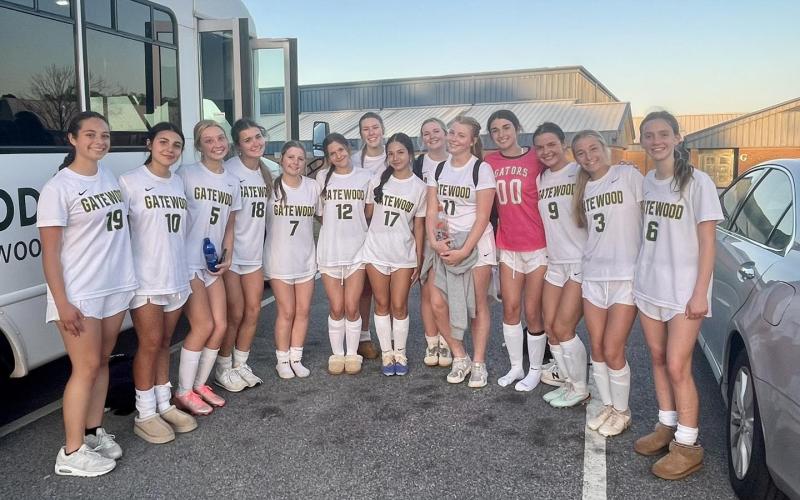 Anchored by the surprising play of redshirt rookie goalkeeper Lauren Paxson (00), the Gatewood girls soccer team has opened its 2026 campaign at 3-3 overall and 2-0 in region play. CONTRIBUTED