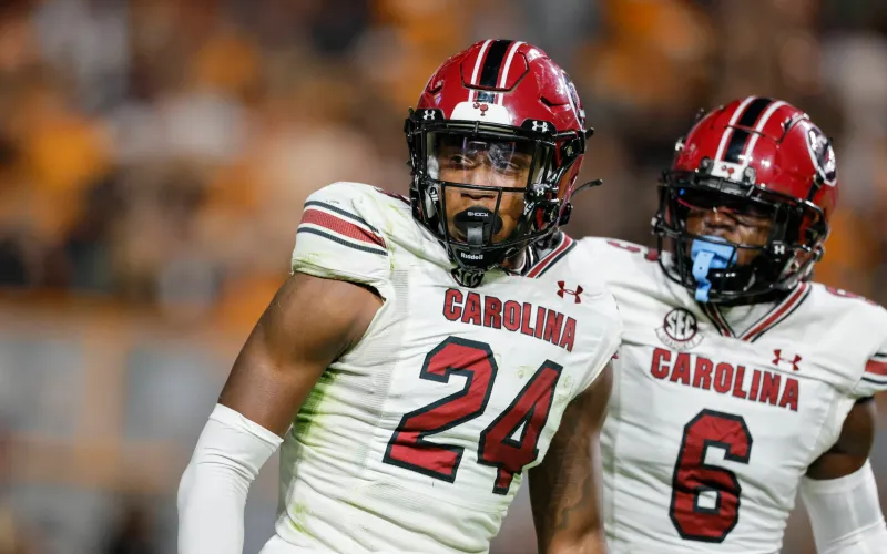 Kilgore (24) played three seasons at South Carolina before declaring for the 2026 NFL Draft. COURTESY OF SOUTH CAROLINA ATHLETICS