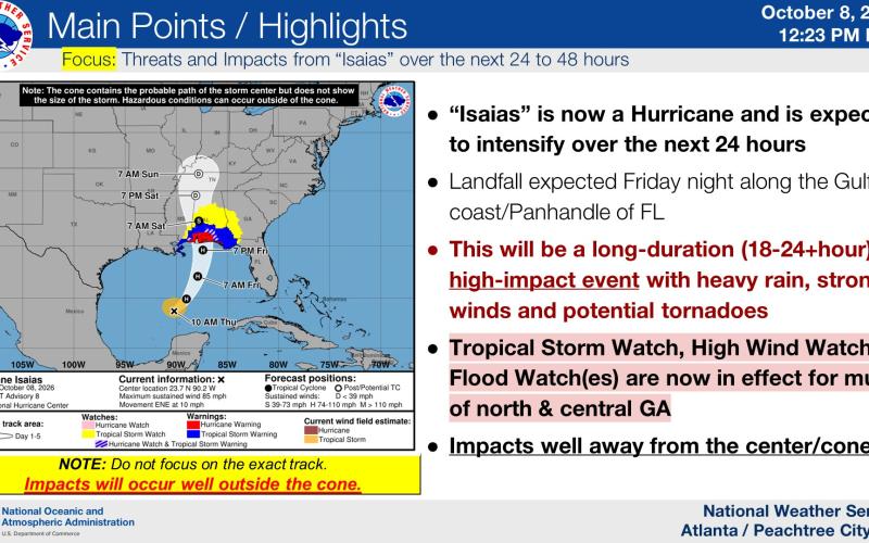 State, county brace for Hurricane Isaias