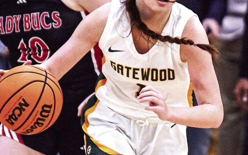 Junior Lauren Paxson has developed into a team leader on and off the court for the Gatewood Lady Gators. IAN TOCHER/STAFF