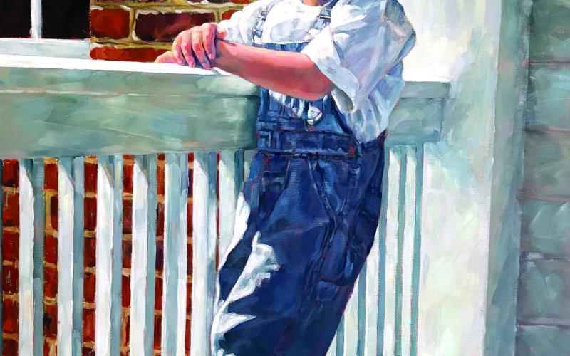 Martha Lower’s portrait of Madison’s Sutton Trulock as a child.