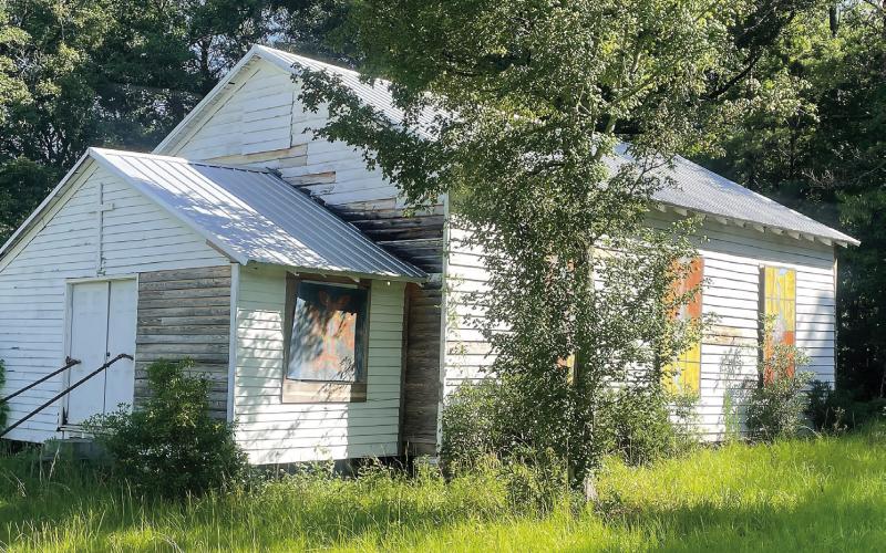 Plans are in progress to restore the historical Wards Chapel AME Church on Wards Chapel Road. LYNN HOBBS/Staff
