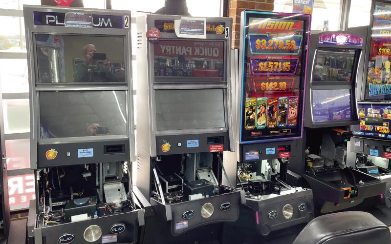 These coin operated amusement machines in the Quick Pantry store in Eatonton yielded cash winnings for those who played them. CONTRIBUTED/PCSO