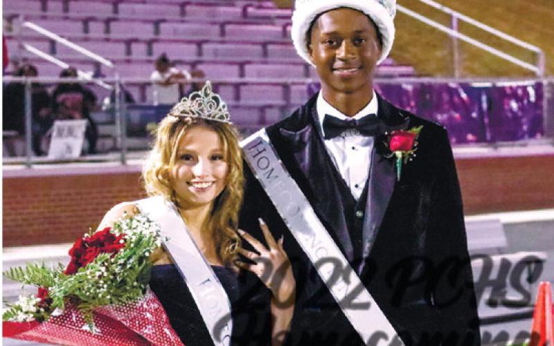 Putnam County High School’s Homecoming queen and king – Shelby McLeroy and Eren Banks – were crowned at halftime during the War Eagles’ Sept. 23 football game. SEE THE REST OF THE HOMECOMING COURT &amp;gt;&amp;gt; PAGE B6 LANCE McCURLEY/Staff