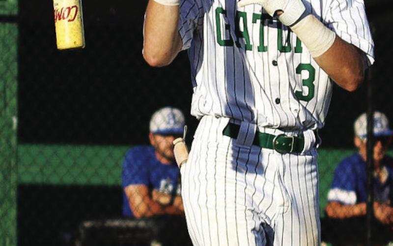 Ben Pearson hit two home runs in game two of Gatewood’s playoff double header versus Brentwood last week in Eatonton. TREY NORRIS/Staff