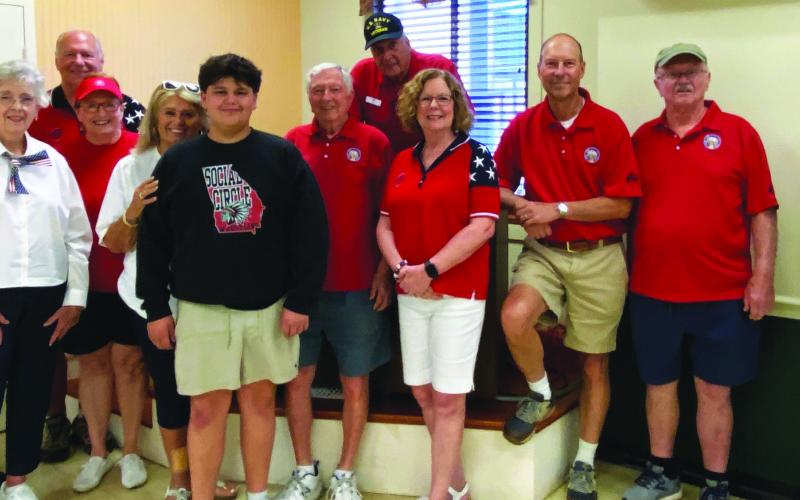 Lake Oconee Elks Lodge No. 2849 (871 Harmony Rd., Eatonton) recently staged several Bingo games at the Georgia War Veterans home in Milledgeville. Ten Elks volunteers and more than 25 students from Georgia Military College helped the veterans play their Bingo cards. CONTRIBUTED