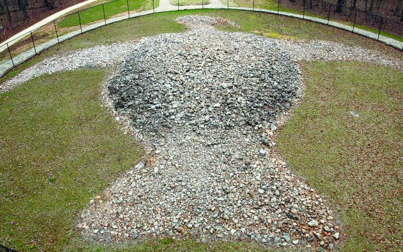 The famous Rock Eagle of Putnam County is free to view from an observation platform at the park alongside State Highway 441, near Putnam County High School. CONTRIBUTED