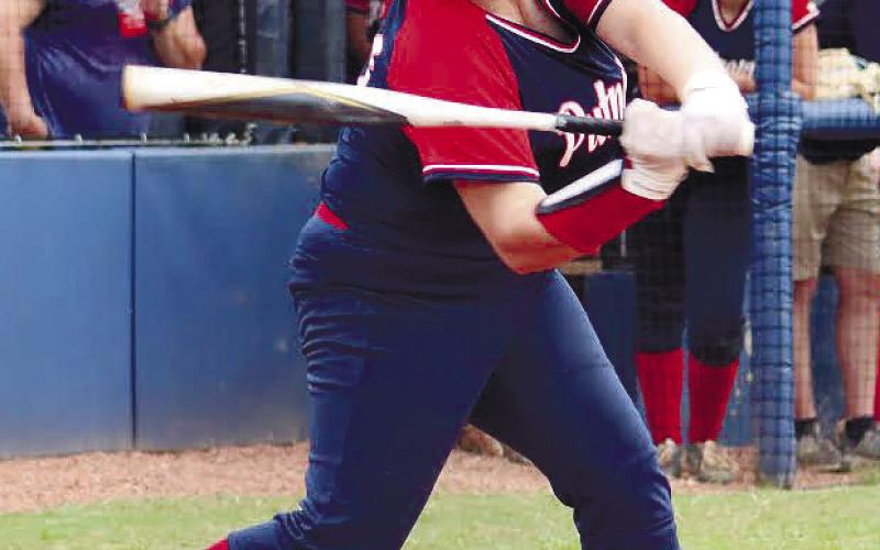 Anslee Bailey hits an inside-the-park home run.