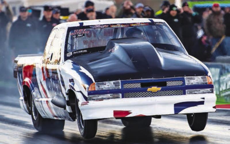 C.G. Knight launches another 4-second, 190 mph-plus pass on the way to his second-straight Duck X win at South Georgia Motorsports Park. CHRIS SIMMONS/Contributed