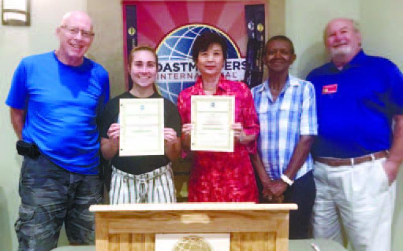 Greene Co. Toastmasters inducts new members