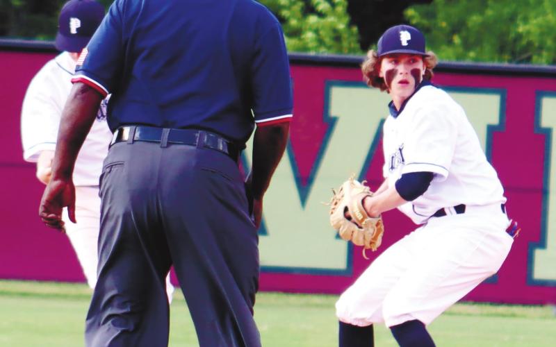 Drennon Vaughgan turns for a double play. ARELLA CASH/Staff