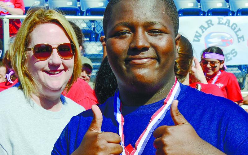 Happy faces were plentiful during the War Eagle Games, among competitors and spectators alike.