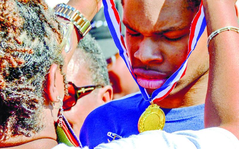 Medals were awarded to each studentathlete at the inaugural War Eagle Games in Eatonton.