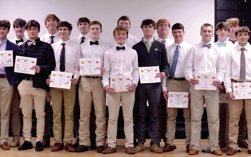 The entire Gatwood football team was honored at the end-of-season awards banquet. IAN TOCHER/Staff