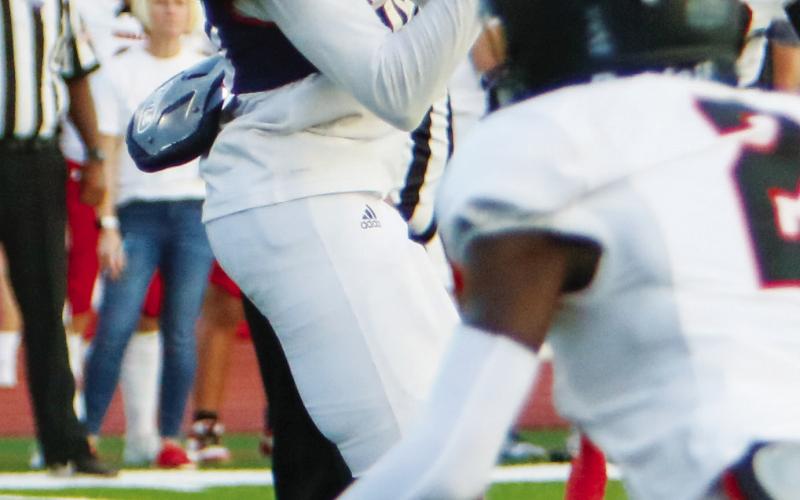 Jason Clemons Jr. (80) recently committed to Clayton State University. LANCE McCURLEY/Staff